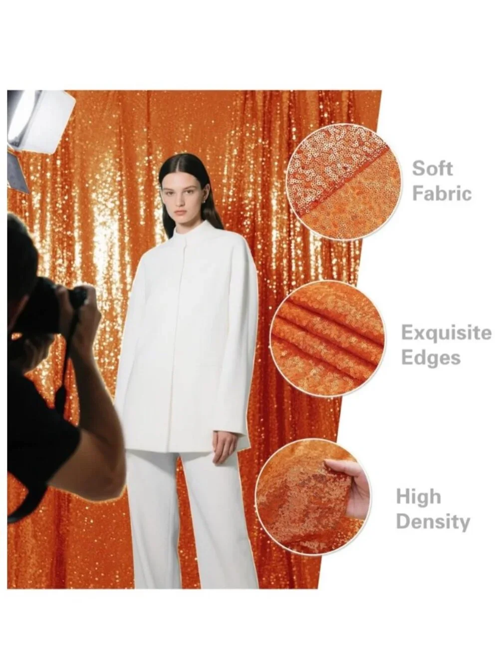 N/A sequin backdrop